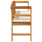 Rosenbank Natur 157 x 46 x 82,5 cm Massivholz Akazie