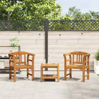 Rosenbank Natur 68,5 x 46 x 82,5 cm Massivholz Akazie