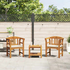 Rosenbank Natur 68,5 x 46 x 82,5 cm Massivholz Akazie
