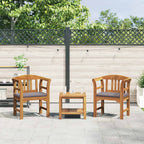 Rosenbank Natur 68,5 x 46 x 82,5 cm Massivholz Akazie