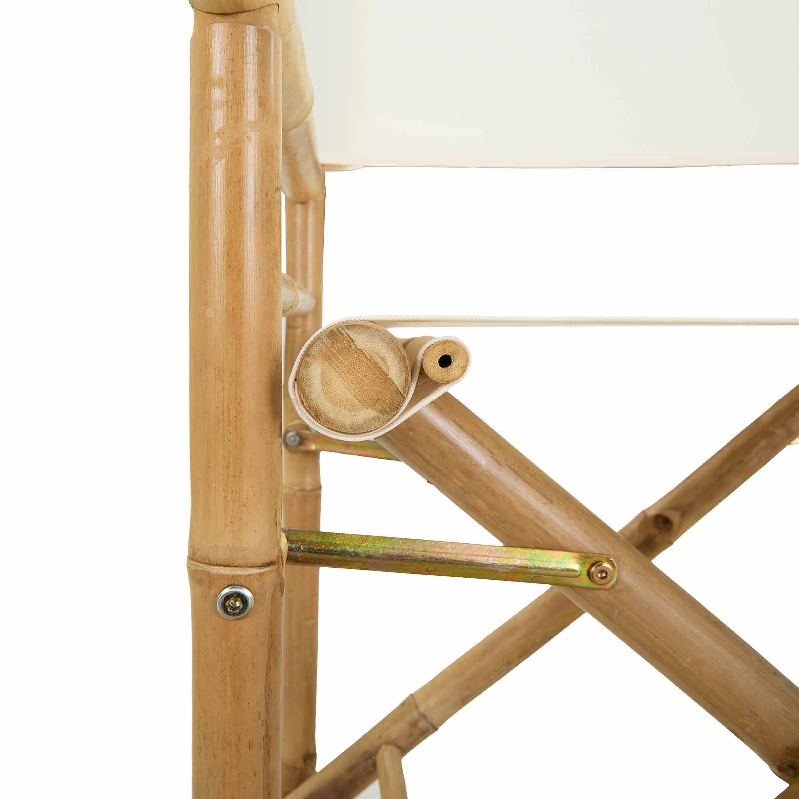 Klappstuhl für Regisseure 2 pcs Natur Bambus