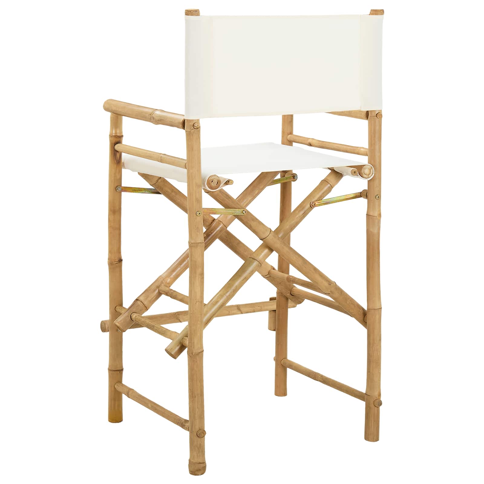 Klappstuhl für Regisseure 2 pcs Natur Bambus