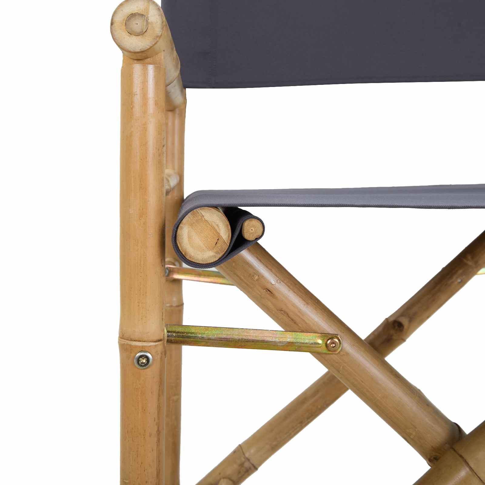 Klappstuhl für Regisseure 2 pcs Natur Bambus