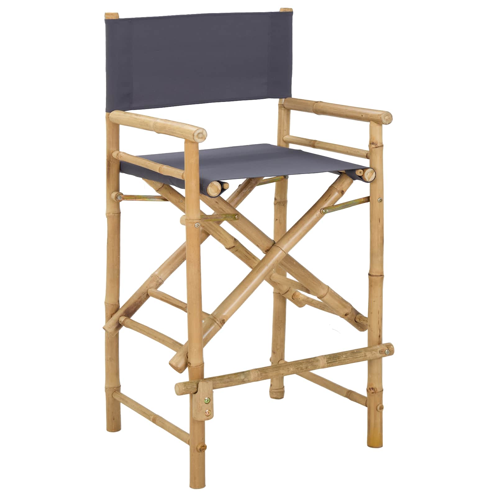 Klappstuhl für Regisseure 2 pcs Natur Bambus
