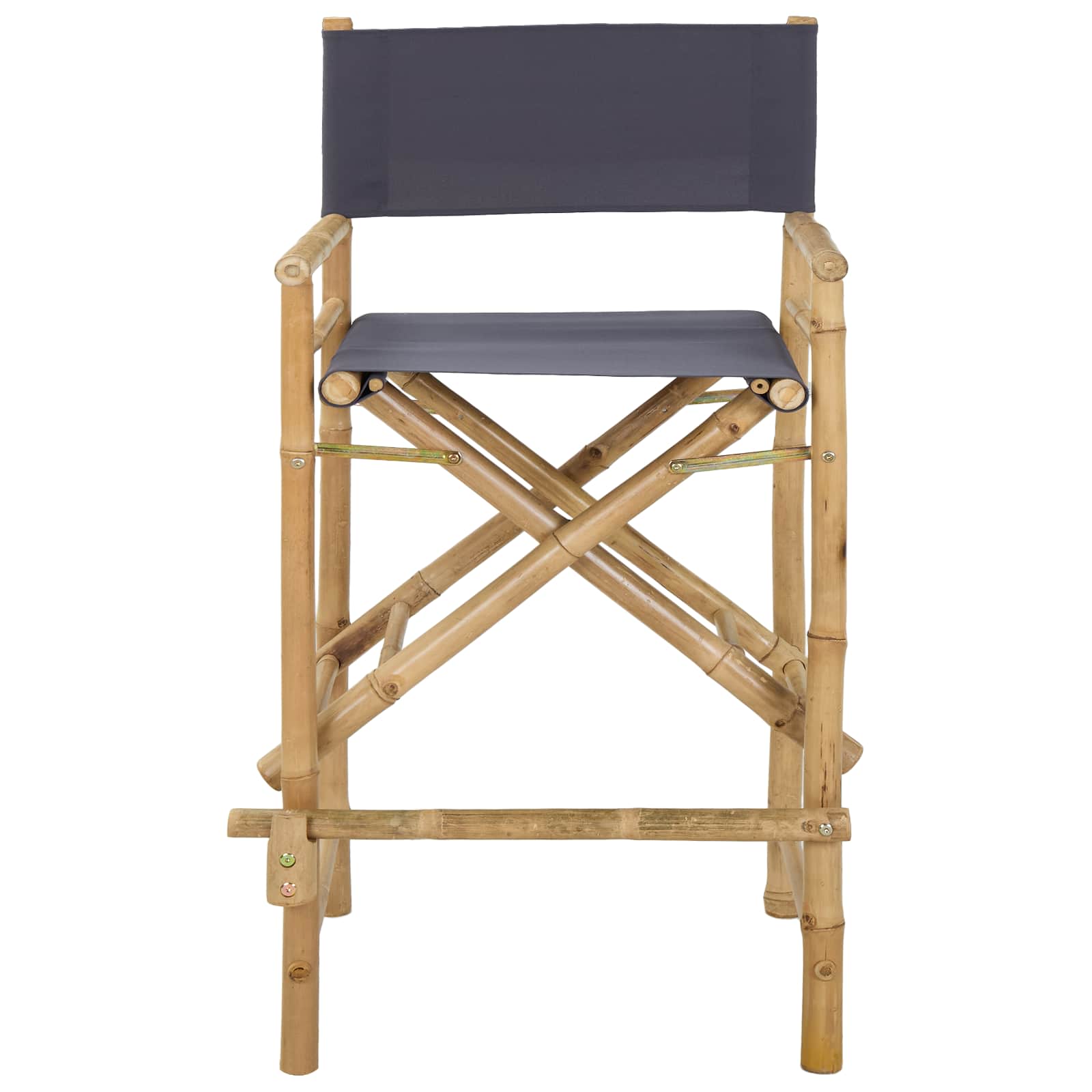 Klappstuhl für Regisseure 2 pcs Natur Bambus