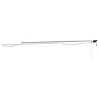 Elektrisches Markisenrahmen Weiß 4,5 × 3 m Aluminium