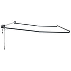 Elektrisches Markisenrahmen Anthrazit 4 x 3 m Aluminium