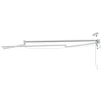 Elektrisches Markisenrahmen Weiß 2,5 x 2 m Aluminium