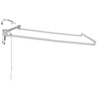 Elektrisches Markisenrahmen Weiß 2,5 x 2 m Aluminium