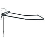 Elektrische Markisenrahmen mit LEDs Anthrazit 3 x 2,5 m