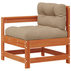 Garten-Lounge-Set 5 pcs Wachsboden Kiefer Massives Kiefernholz