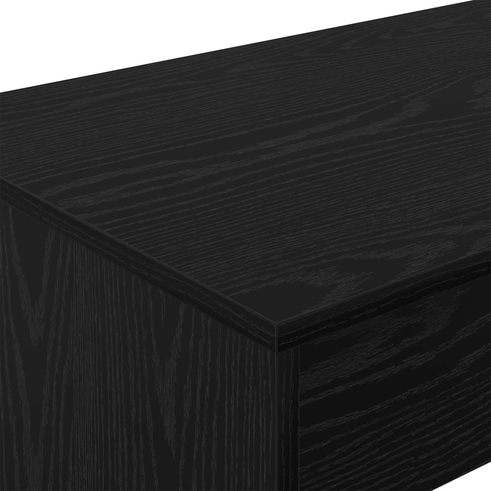 Bett-Schreibtisch Schwarze Eiche Holzwerkstoff 100 x 45 x 75 cm