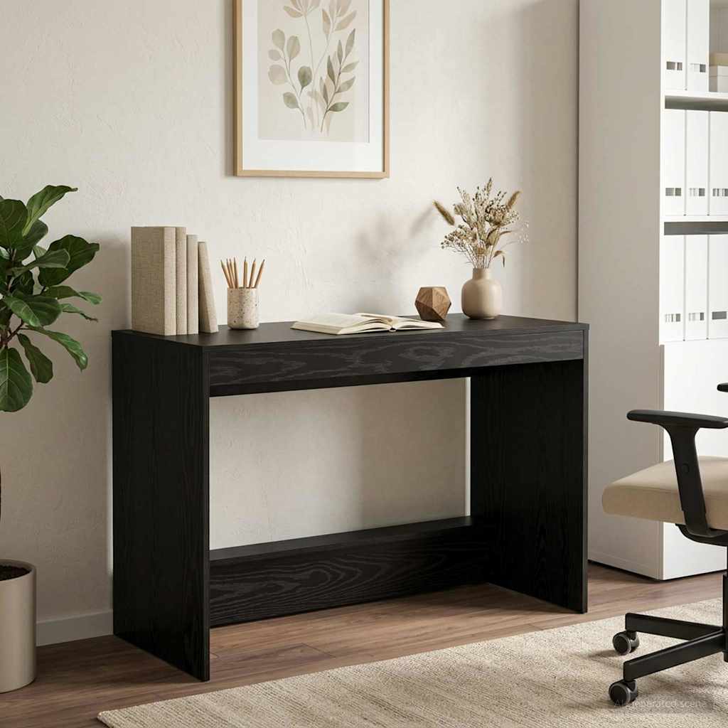 Bett-Schreibtisch Schwarze Eiche Holzwerkstoff 100 x 45 x 75 cm