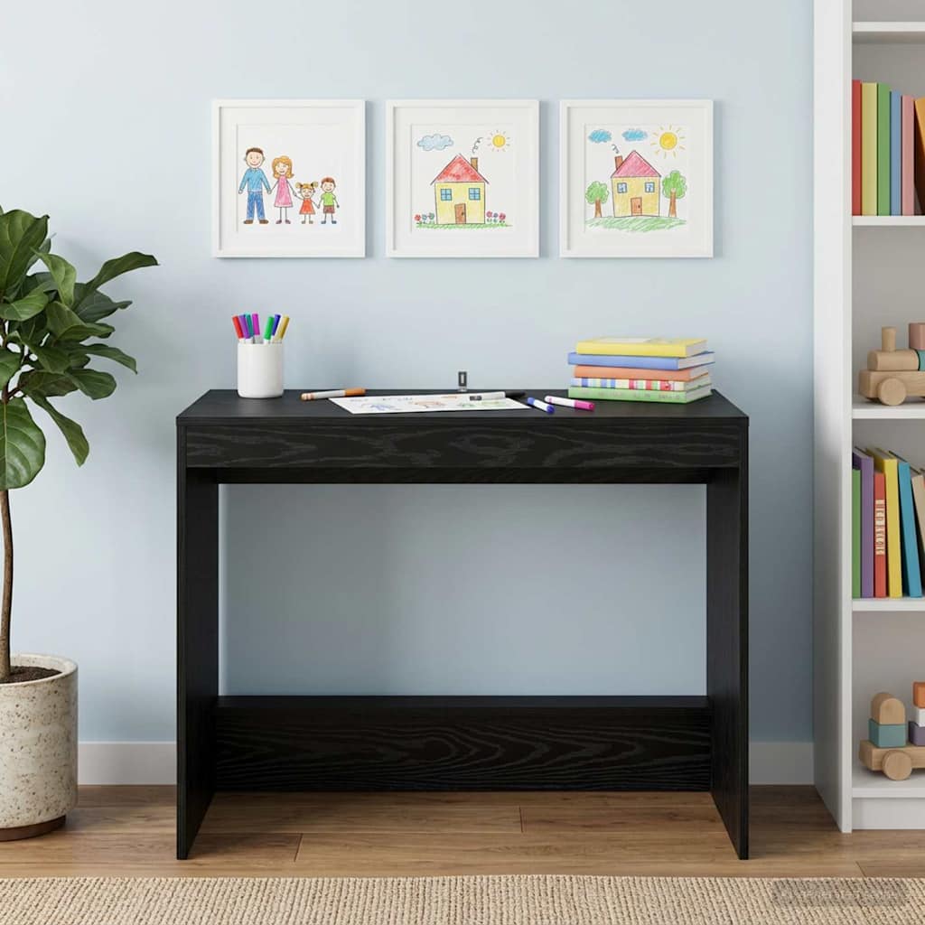 Bett-Schreibtisch Schwarze Eiche Holzwerkstoff 100 x 45 x 75 cm
