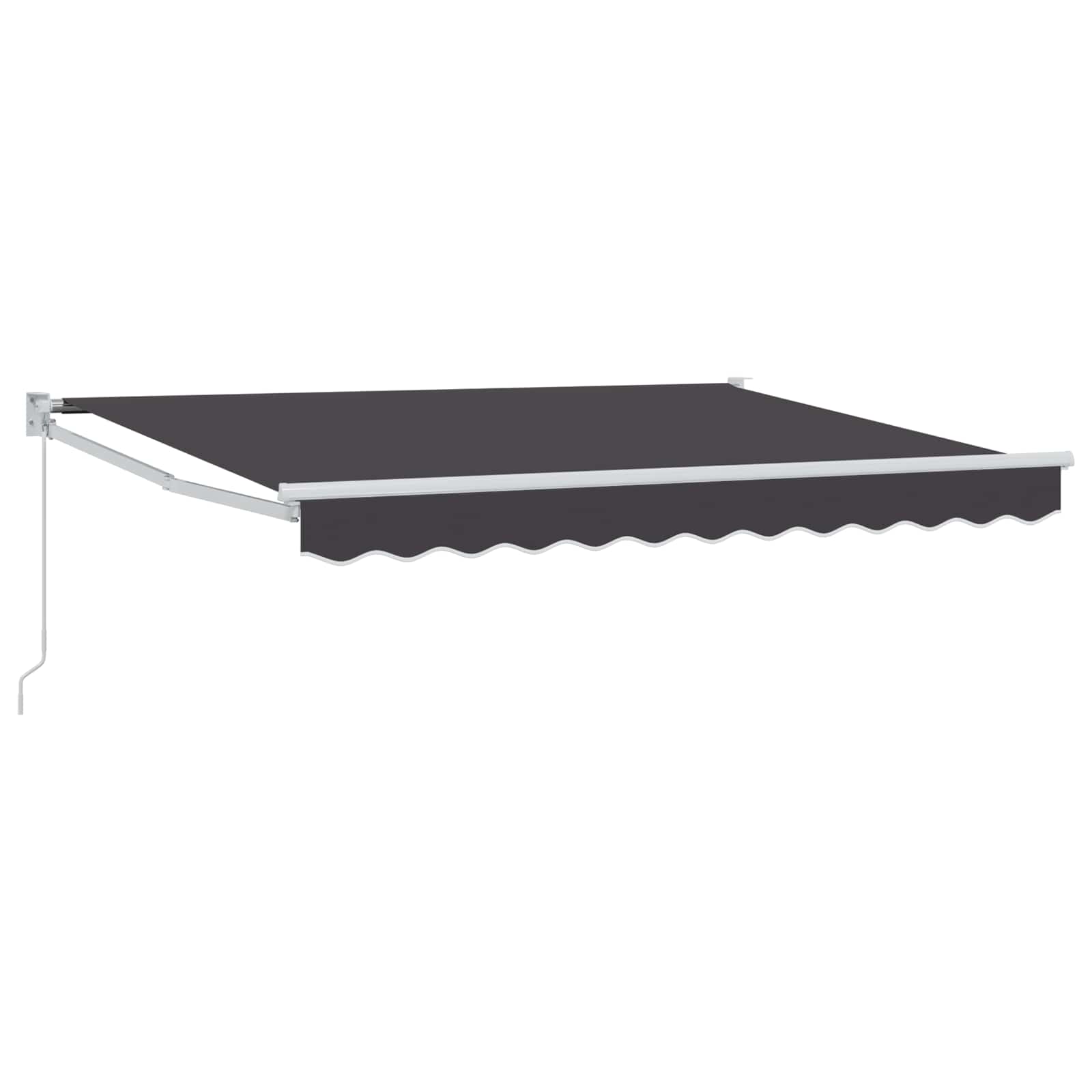 Einziehbare Markise Anthrazit 2,5 x 2 m