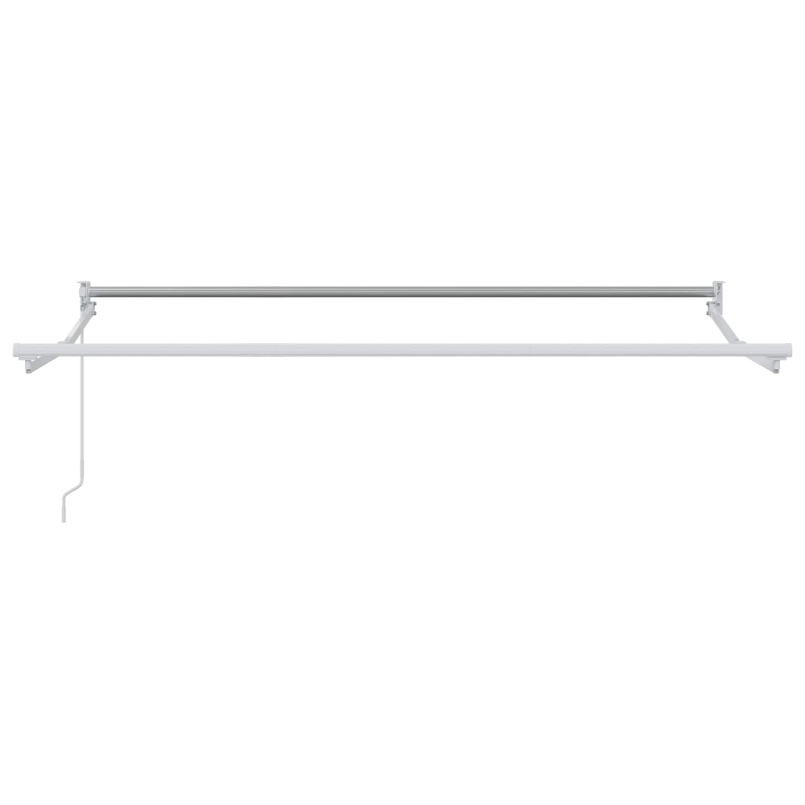 Einziehbare Markise Bordeauxrot 2,5 x 2 m