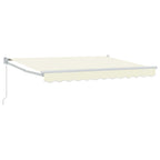 Einziehbare Markise Creme 3,5 x 2 m