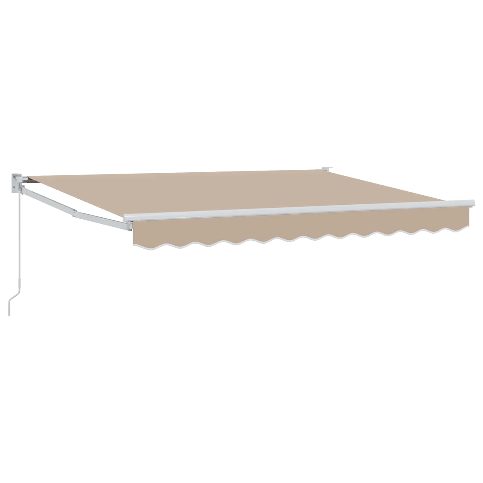 Einziehbare Markise Beige 3,5 x 2 m