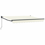 Einziehbare Markise Creme 2,5 x 2 m