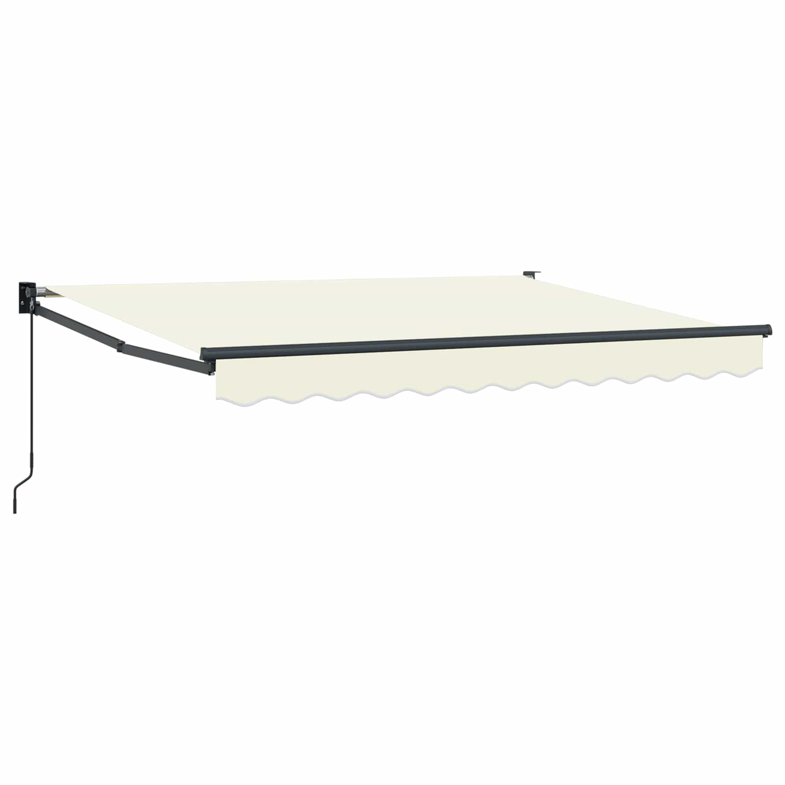 Einziehbare Markise Creme 3,5 x 2 m