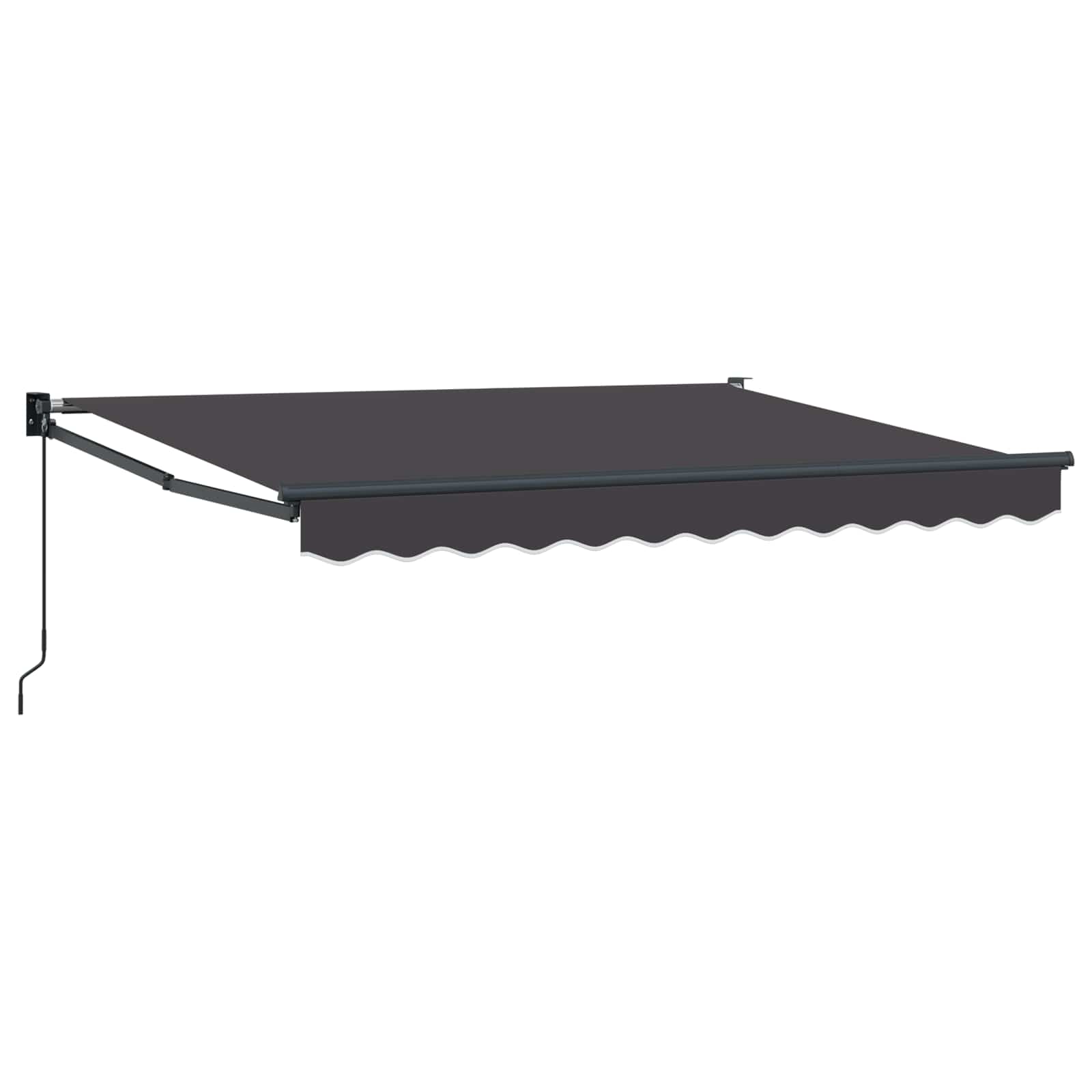 Einziehbare Markise Anthrazit 3,5 x 2 m