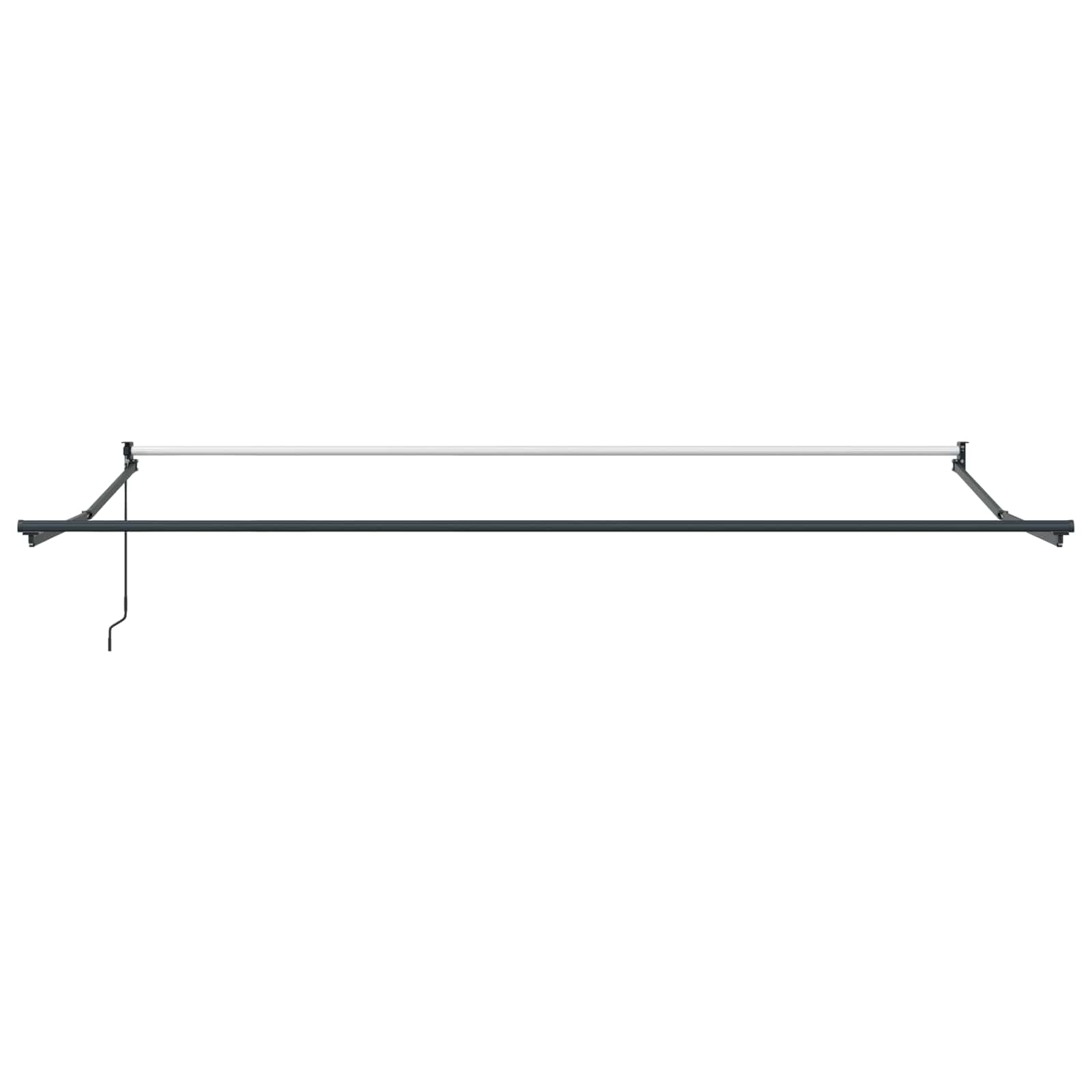 Einziehbare Markise Creme 4 x 2 m 100% Polyester und Aluminium