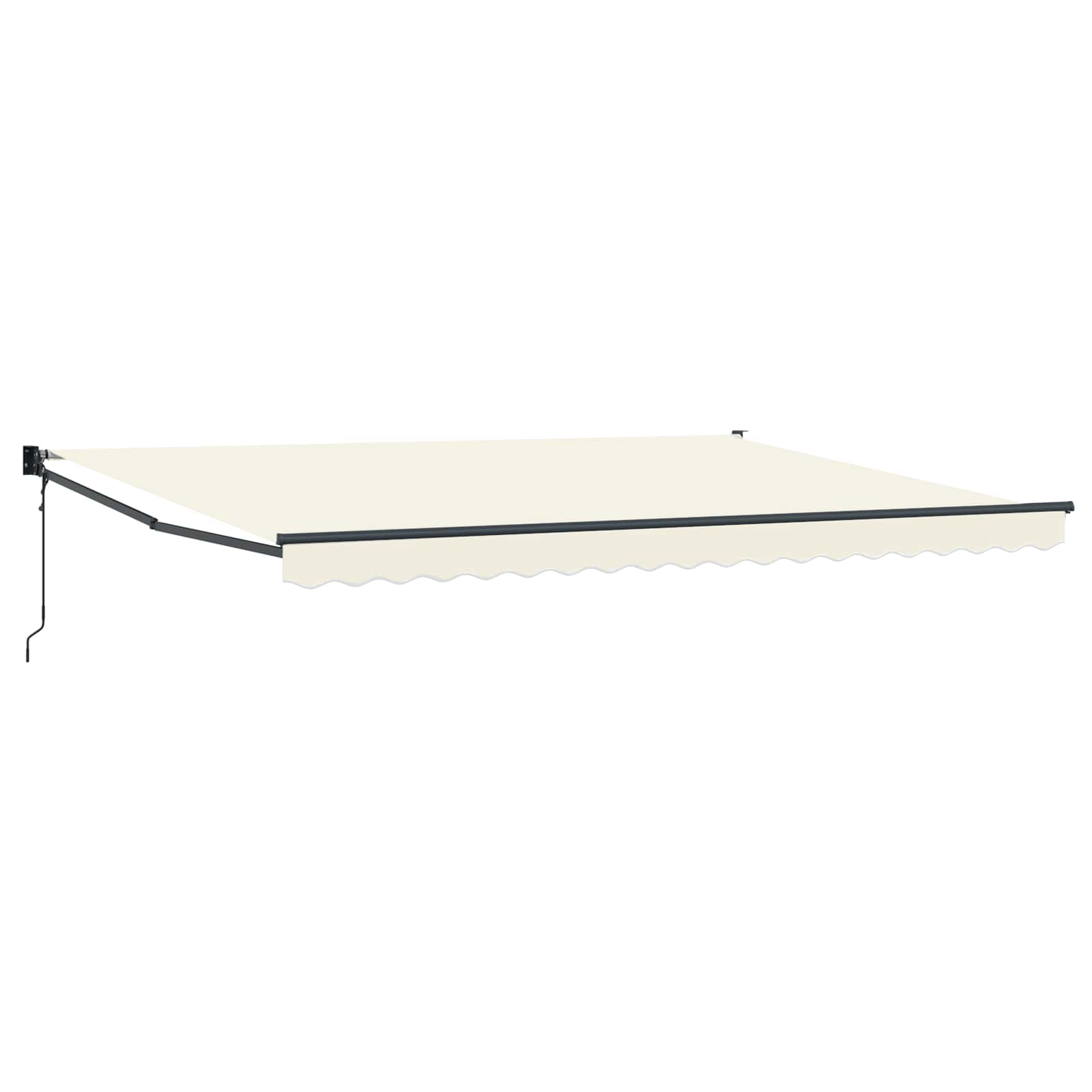 Elektrische ausziehbare Markise Creme 4 x 2 m