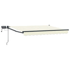 Manuelle Gelenkarmmarkise mit LEDs 2,5 x 2 m