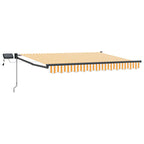 Manuelle Gelenkarmmarkise mit LEDs 2,5 x 2 m