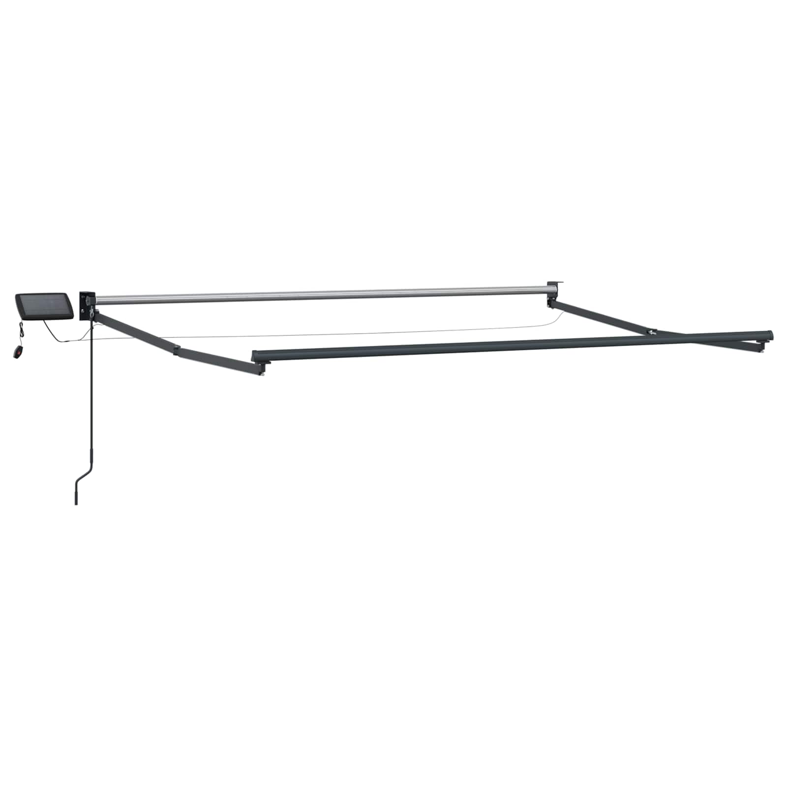 Manuelle Gelenkarmmarkise mit LEDs 2,5 x 2 m