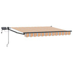 Manuelle Gelenkarmmarkise mit LEDs 3,5 x 2,5 m