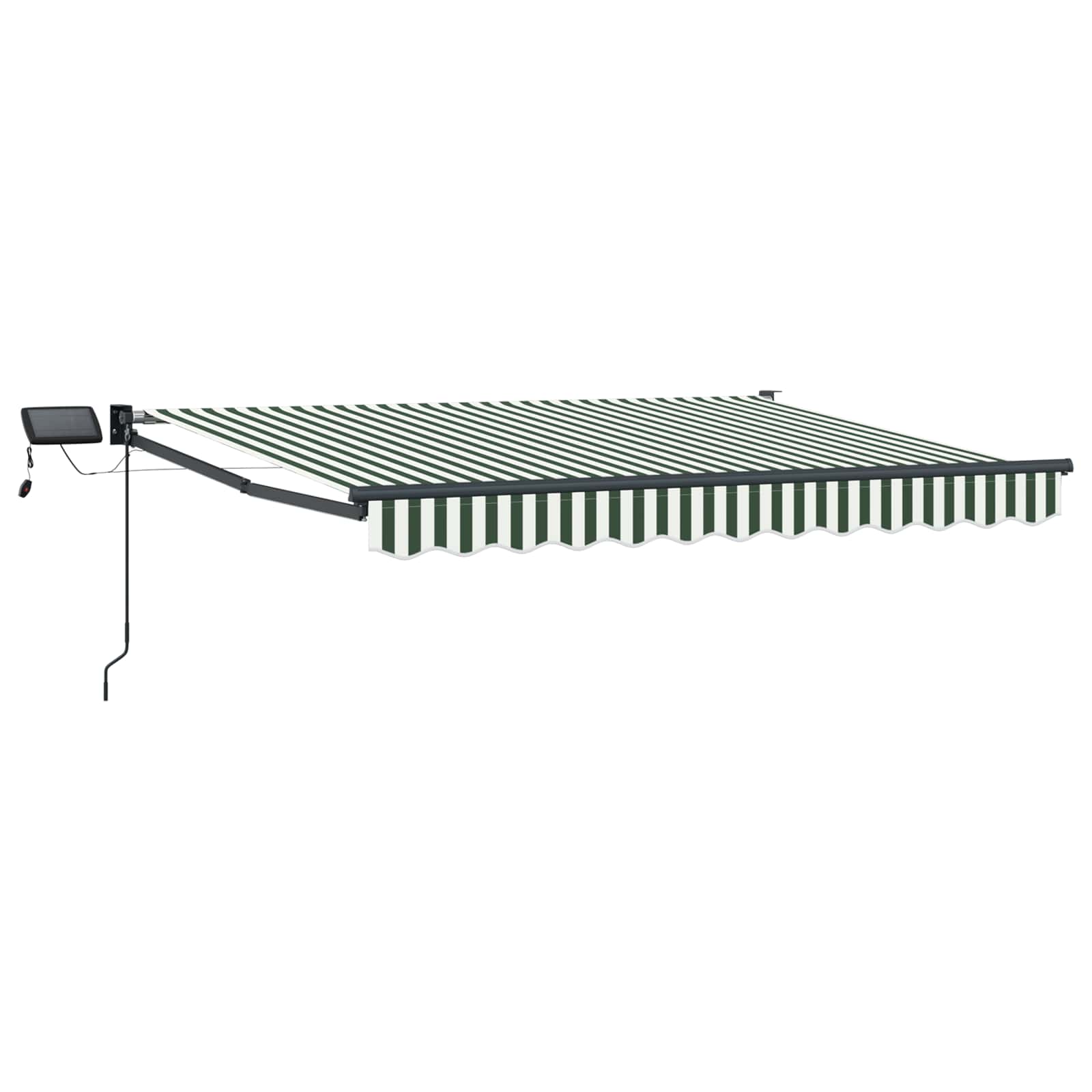 Manuelle Gelenkarmmarkise mit LEDs 3,5 x 2,5 m