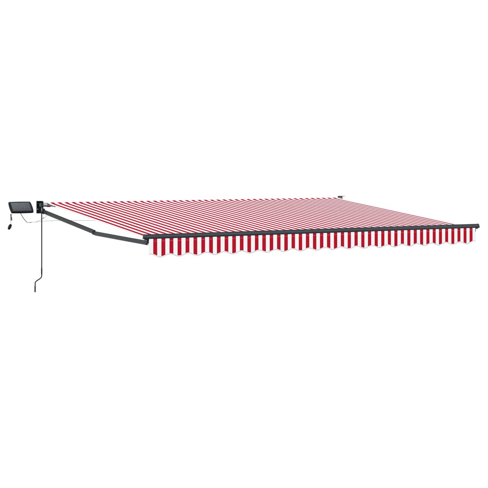 Manuelle Gelenkarmmarkise mit LEDs 4,5 × 3 m