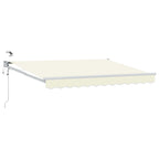 Elektrische ausziehbare Markise Creme 3,5 x 2,5 m