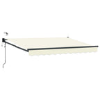 Elektrische ausziehbare Markise Creme 3 x 2,5 m