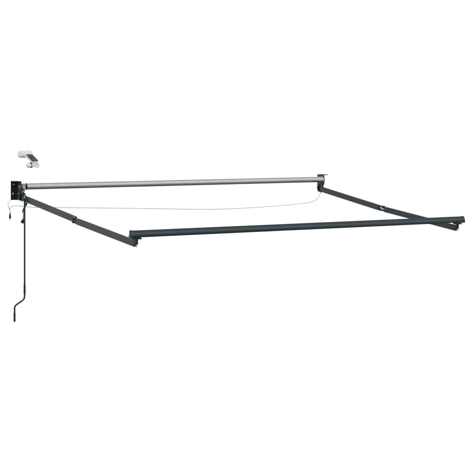 Elektrische ausziehbare Markise Creme 3 x 2,5 m