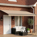 Elektrische ausziehbare Markise Beige 4 x 3 m