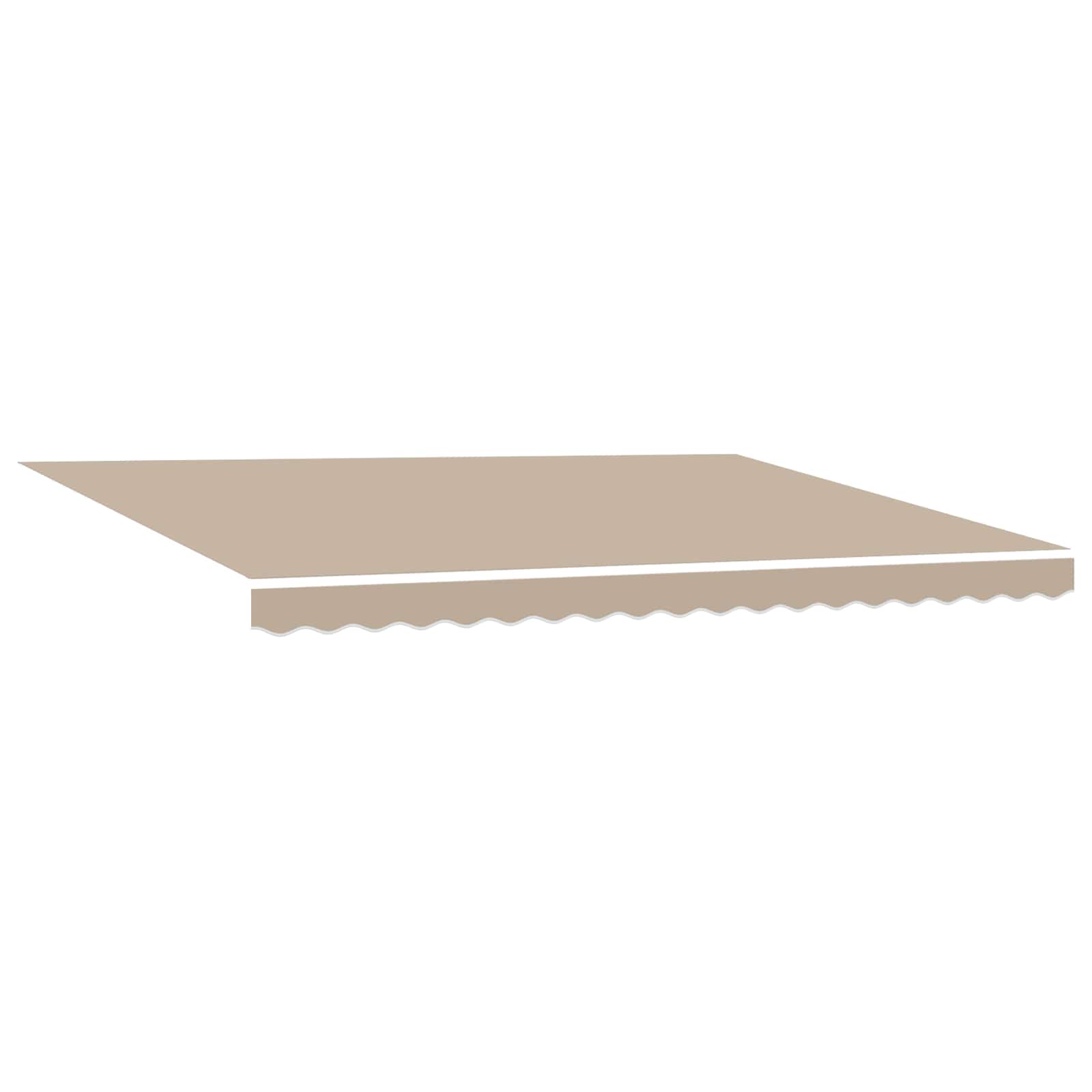 Elektrische ausziehbare Markise Beige 4 x 3 m