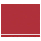 Einziehbare Markise Rot 4 x 3 m Leinen und Aluminium