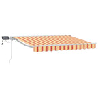 Manueller Markisenrahmen mit LEDs 3,5 x 2,5 m
