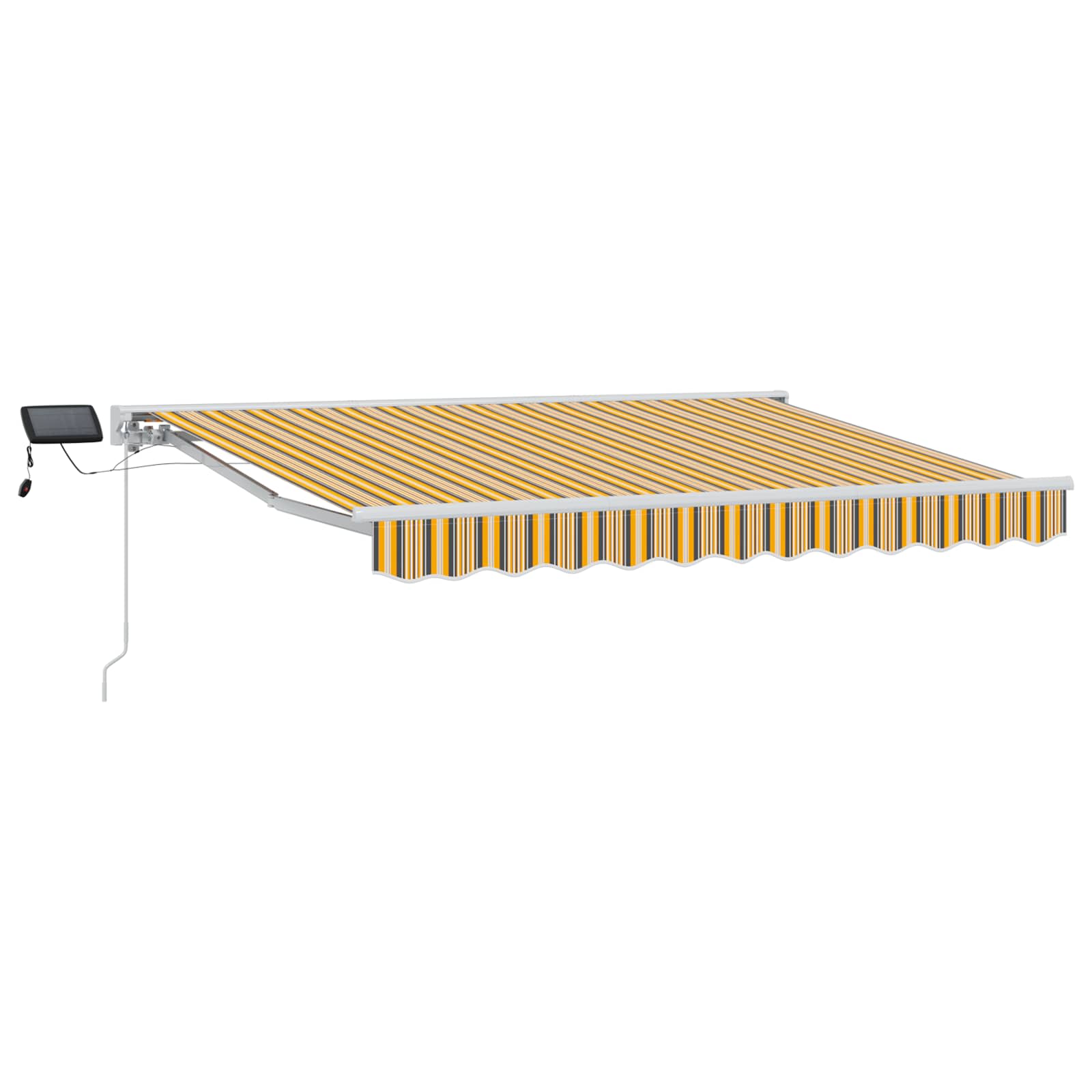 Manueller Markisenrahmen mit LEDs 3,5 x 2,5 m