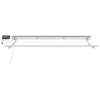 Manueller Markisenrahmen mit LEDs 3,5 x 2,5 m