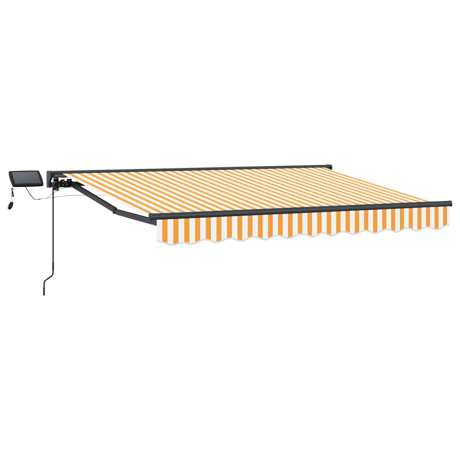Manueller Markisenrahmen mit LEDs 2,5 x 2 m