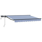 Manueller Markisenrahmen mit LEDs 3 x 2,5 m