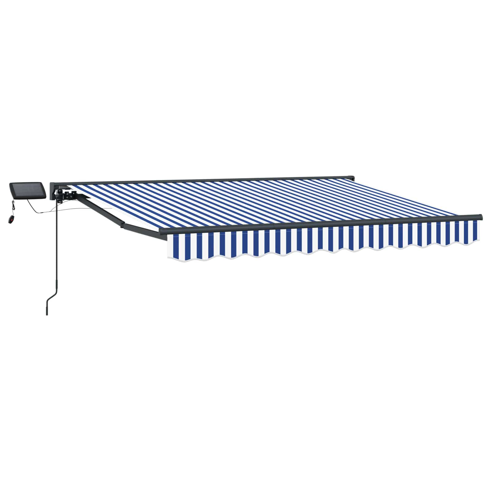 Manueller Markisenrahmen mit LEDs 3 x 2,5 m