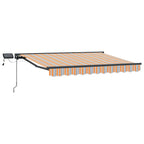 Manueller Markisenrahmen mit LEDs 3 x 2,5 m