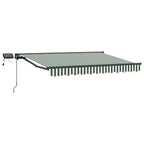 Manueller Markisenrahmen mit LEDs 3,5 x 2,5 m