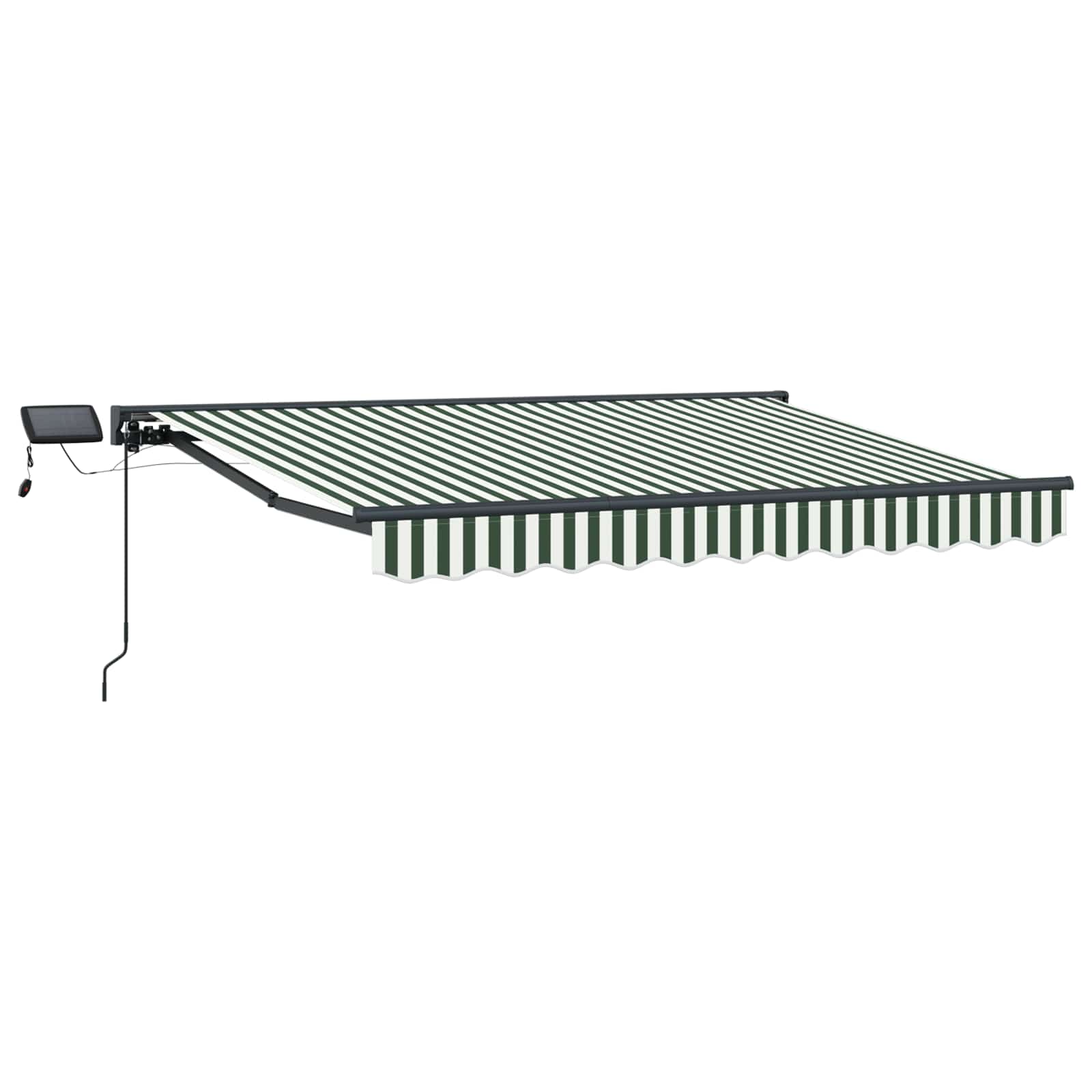 Manueller Markisenrahmen mit LEDs 3,5 x 2,5 m