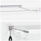 Elektrische ausziehbare Markise Hellgrau 3 x 2,5 m