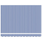 Elektrische ausziehbare Markise Blau und Weiß 2,5 x 2 m